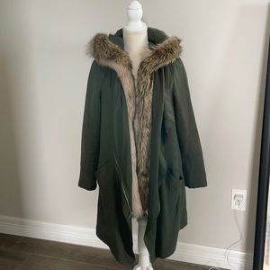 Two piece trench
